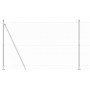 Cerca Hexagonal  1.4x50 m Acero Galvanizado, Postes de Cerca  con Placas Base 13 pcs Ø32mm 78.5cm Acero Galvanizado | Foro24.es | Tu tienda online para hogar, jardín y más Foro24.es