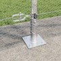 Cerca Hexagonal  1,5x50 m Acero Galvanizado, Postes de Cerca  con Placas de Base 13 pcs Ø32mm 83,5cm Acero Galvanizado | Foro24.es | Tu tienda online para hogar, jardín y más Foro24.es