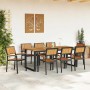 Silla Apilable 8 pcs Marrón 56 x 57 x 87 cm en Sillas de jardín | Comprar online en Foru.es