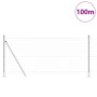 Cerca Hexagonal  0.8x100 m Acero Galvanizado, Postes para Cerca  con Placas de Base 13 pcs Ø32mm 90cm Acero Galvanizado | Foro24.es | Tu tienda online para hogar, jardín y más Foro24.es