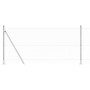 Cerca Hexagonal  1x100 m Acero Galvanizado, postes de cerca  con placas base 13 pcs Ø32mm 110cm Acero Galvanizado | Foro24.es | Tu tienda online para hogar, jardín y más Foro24.es