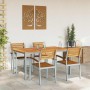 Conjunto de Comedor de Jardín 5 pcs Gris en Mesas de jardín | Comprar online en Foru.es