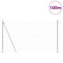 Cerca Hexagonal  1.2x100 m Acero Galvanizado, Postes de cerca  con bases 13 pcs Ø32mm 68.5cm Acero Galvanizado | Foro24.es | Tu tienda online para hogar, jardín y más Foro24.es