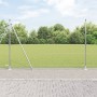 Cerca Hexagonal  1.4x100 m Acero Galvanizado, Postes de Cerca  con Placas de Base 13 pcs Ø32mm 78.5cm Acero Galvanizado | Foro24.es | Tu tienda online para hogar, jardín y más Foro24.es