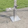 Cerca Hexagonal  1.6x100 m Acero Galvanizado, Postes de Cerca  con Placas de Base 13 pcs Ø32mm 88.5cm Acero Galvanizado | Foro24.es | Tu tienda online para hogar, jardín y más Foro24.es