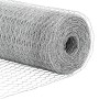 Cerca Hexagonal  1.6x100 m Acero Galvanizado, Postes de Cerca  con Placas de Base 13 pcs Ø32mm 88.5cm Acero Galvanizado | Foro24.es | Tu tienda online para hogar, jardín y más Foro24.es