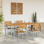 Conjunto de Comedor de Jardín 5 pcs Gris en Mesas de jardín | Comprar online en Foru.es
