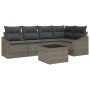 Conjunto de Comedor de Jardín de 5 Piezas con Cojines Ratán Poliratán Negro de , Sofás de exterior - Ref: Foro24-3355398, Pre...