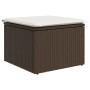 Conjunto de Comedor de Jardín de 6 Piezas con Cojines Ratán Poliéster Marrón | Foro24.es | Tu tienda online para hogar, jardín y más Foro24.es