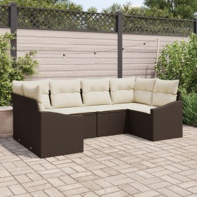 Comprar Juego de sofá de jardín de 6 piezas con
