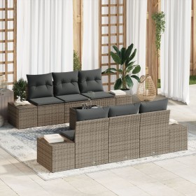 Comprar Juego de Sofá de Jardín de 7 Piezas con