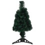 Árbol de Navidad artificial estrecho con soporte/LED fibra óptica 64 cm en Decoración Festiva y Estacional | Comprar online en F