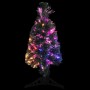 Árbol de Navidad artificial estrecho con soporte/LED fibra óptica 64 cm en Decoración Festiva y Estacional | Comprar online en F