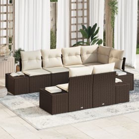 Comprar Conjunto de sofá de jardín de 7 piezas