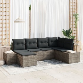 Comprar Conjunto de sofá de jardín de 6 piezas