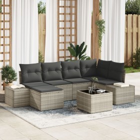 Comprar Juego de Sofá de Jardín de 7 Piezas con