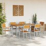 Conjunto de Comedor de Jardín 7 pcs Gris en Mesas de jardín | Comprar online en Foru.es