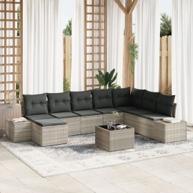 Comprar Conjunto de Sofá de Jardín de 9 Piezas