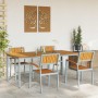Conjunto de Comedor de Jardín 5 pcs Gris en Mesas de jardín | Comprar online en Foru.es