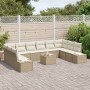 Conjunto de Sofás de Jardín de 11 Piezas con Cojines Marrón Poliratán de , Sofás de exterior - Ref: Foro24-3355920, Precio: 7...