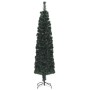 Árbol Navidad artificial estrecho soporte fibra óptica 150 cm en Decoración Festiva y Estacional | Comprar online en Foru.es