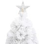 Árbol de Navidad artificial con luces fibra óptica blanco 64 cm en Decoración Festiva y Estacional | Comprar online en Foru.es