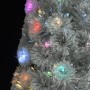 Árbol de Navidad artificial con luces fibra óptica blanco 120cm en Decoración Festiva y Estacional | Comprar online en Foru.es