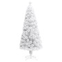 Árbol de Navidad artificial con luces fibra óptica blanco 180cm en Decoración Festiva y Estacional | Comprar online en Foru.es