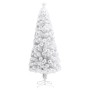 Árbol de Navidad artificial con luces fibra óptica blanco 210cm en Decoración Festiva y Estacional | Comprar online en Foru.es