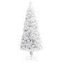 Árbol de Navidad artificial con luces fibra óptica blanco 240cm en Decoración Festiva y Estacional | Comprar online en Foru.es