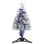 Árbol de Navidad con luces fibra óptica blanco y azul 64 cm en Decoración Festiva y Estacional | Comprar online en Foru.es