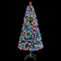 Árbol de Navidad con luces fibra óptica blanco y azul 150 cm en Decoración Festiva y Estacional | Comprar online en Foru.es