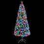 Árbol de Navidad con luces fibra óptica blanco y azul 180 cm en Decoración Festiva y Estacional | Comprar online en Foru.es