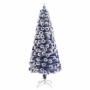 Árbol de Navidad con luces fibra óptica blanco y azul 180 cm en Decoración Festiva y Estacional | Comprar online en Foru.es