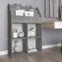 Revistero de niños madera de ingeniería hormigón 71x30x114 cm de vidaXL, Revisteros - Ref: Foro24-339531, Precio: 80,27 €, De...