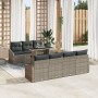 Set de Sofás de Jardín de 8 Piezas con Cojines Gris Ratán PE | Foro24.es | Tu tienda online para hogar, jardín y más Foro24.es