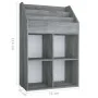Revistero de niños madera de ingeniería hormigón 71x30x114 cm de vidaXL, Revisteros - Ref: Foro24-339531, Precio: 80,27 €, De...