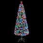 Árbol de Navidad con luces fibra óptica blanco y azul 210 cm en Decoración Festiva y Estacional | Comprar online en Foru.es
