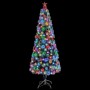 Árbol de Navidad con luces fibra óptica blanco y azul 240 cm en Decoración Festiva y Estacional | Comprar online en Foru.es