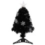 Árbol de Navidad artificial y soporte negro fibra óptica 64 cm en Decoración Festiva y Estacional | Comprar online en Foru.es