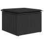 Set de Sofá de Jardín de 7 Piezas con Cojines Negro Poliratán de , Sofás de exterior - Ref: Foro24-3357956, Precio: 537,49 €,...