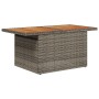 Set de Sofás de Jardín de 5 Piezas con Cojines Gris Poliratán de , Sofás de exterior - Ref: Foro24-3358505, Precio: 380,98 €,...
