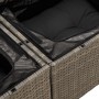 Set de Sofás de Jardín de 5 Piezas con Cojines Gris Poliratán de , Sofás de exterior - Ref: Foro24-3358505, Precio: 380,98 €,...