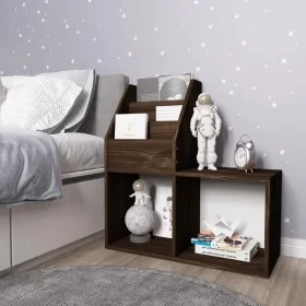 Revistero de niños madera ingeniería roble ahumado 71x30x78,5cm de vidaXL, Revisteros - Ref: Foro24-339520, Precio: 39,16 €, ...