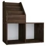 Revistero de niños madera ingeniería roble ahumado 71x30x78,5cm de vidaXL, Revisteros - Ref: Foro24-339520, Precio: 39,16 €, ...