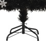 Árbol de Navidad copos de nieve LED fibra óptica negro 120 cm en Decoración Festiva y Estacional | Comprar online en Foru.es