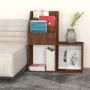 Plywood brown oak children's magazine rack 71x30x78.5 cm by vidaXL, Magazine racks - Ref: Foro24-339521, Price: 39,02 €, Disc...
