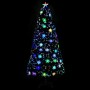 Árbol de Navidad copos de nieve LED fibra óptica negro 150 cm en Decoración Festiva y Estacional | Comprar online en Foru.es