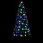 Árbol de Navidad copos de nieve LED fibra óptica negro 180 cm en Decoración Festiva y Estacional | Comprar online en Foru.es