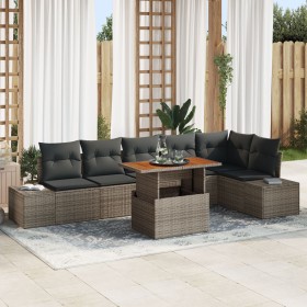 Comprar Juego de Sofá de Jardín de 7 Piezas con